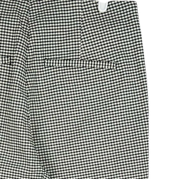 Old Navy Women's Black Tan Stretch Houndstooth Ankle Pants Size 14 Zip Side NWOT - Picture 8 of 12